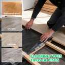 6 Mil 360 sq. ft. Black Moisture Barricade Underlayment Polyethylene Film Roll for Vinyl, Laminate SPC, Engineered Wood Floors with Adhesive Strip