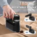 Travel Steamer - Portable Steamer for Clothes, 8FT Power Cord, Handheld Small Size Steam Iron Collapsible Design, Travel College Dorm Home Essentials (Grey)