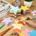 Honoson 1000 Pcs Star Cutouts Paper 3.9 Inch Assorted Color Star Shaped Die Cuts for Bulletin Board DIY Craft Projects Back to School Classroom Decor