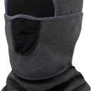 Kids Balaclava Windproof Ski Mask for Boy Girl (with Breathable Holes), Winter Hat Ski Mask for Cold Weather for Skiing (Dark Grey)