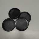 uxcell 4Pcs Rubber Grommets 3-4/8" (90mm) Drill Hole, 3-1/4" (80mm) ID Double Sided Hole Plugs Ring Gasket for Firewall Cable Wire Protecting, Black