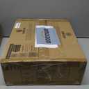 ZMISHIBO Ceiling Fans with Lights and Remote, 19.7'' Low Profile Ceiling Fan, 3000-6000K Dimmable Modern Flush Mount LED Fan Light, 6 Wind Speeds, Black Fandelier Ceiling Fans for Bedroom