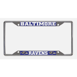 FANMATS NFL Baltimore ravens Unisex-Adult NFL License Plate Frame