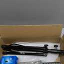 Klvied Portable Folding Sheet Music Stand with Violin Hanger, Black