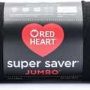 RED HEART E302C.0312 Super Saver Jumbo Yarn, Black