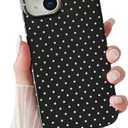 Black Tiny Polka Dot Case i14 Promax