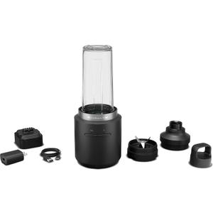 KitchenAid Go Cordless Personal Blender - battery included, KSBR256, Black Matte