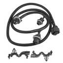 uxcell 1set Driver Side Tail Lamp Wiring Harness for Chevrolet Silverado 1500 2014-2015 No.23141278 Tail Light Socket Wire Harness