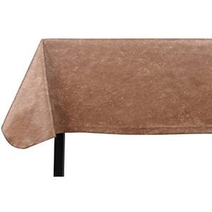 Yourtablecloth Heavy Duty Vinyl Rectangle or Square Tablecloth – 6 Gauge Heavy Duty Tablecloth – Flannel Backed – Wipeable Tablecloth with Vivid Colors & Many Sizes 52 x 70 Camel Print