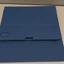 Compatible for iPad 11th 10th Generation Case with Keyboard, Folio Cover with Pencil Holder, Multi-Touch Trackpad, 7 Color Backlit, Detachable Keyboard for iPad (A16) 11th/10th Gen (Navy Blue)