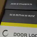 HARDHAWK Door Handle with Lock, Privacy, 10 Pack, Matte Black