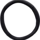 RoadPro RPSW3006 Black 18" Genuine Leather Steering Wheel Cover