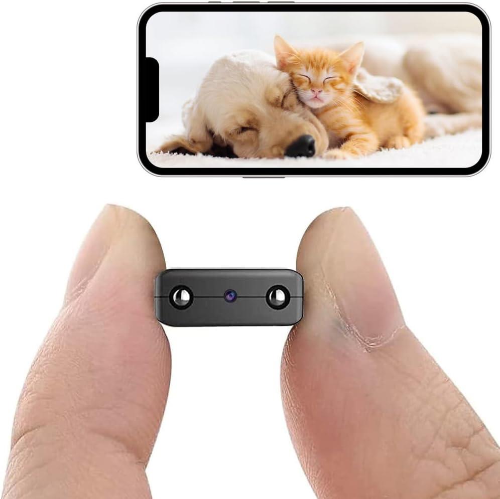 Spy Camera 1080P Indoor Hidden Camera Wireless, Mini Cameras, Home Security Cameras with Motion Detection, Night Vision, App Control SpyCam