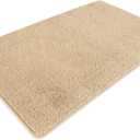 Bathroom Rugs 36 x 60 Inch  Extra Large Bath Mat | Absorbent and Washable Thick Chenille Bath Rugs Non-Slip Runner Rug for Bathroom, Shower, Tub(Ivory Cream)