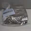 Lumbar Support Pillow for Office Chair and Car,Back Support for Office Chair,Charcoal Memory Foam Back Cushion with Breathable Mesh Cover,Double Adjustable Straps,Grey