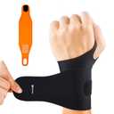 Wrist Brace,Wrist Support for Carpal Tunnel Pain Relief,Ulnar Wrist Brace Ultra-Thin Elastic for Tear,Wrist wraps Repetitive Wrist Use Injury,Fits Both Wrists