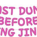 5 x Funny Bachelorette Party Decorations, Bachelorette Party Banner Accessories Bridal Shower Sign for Wedding Party Favor Supplies Gifts (Pink)