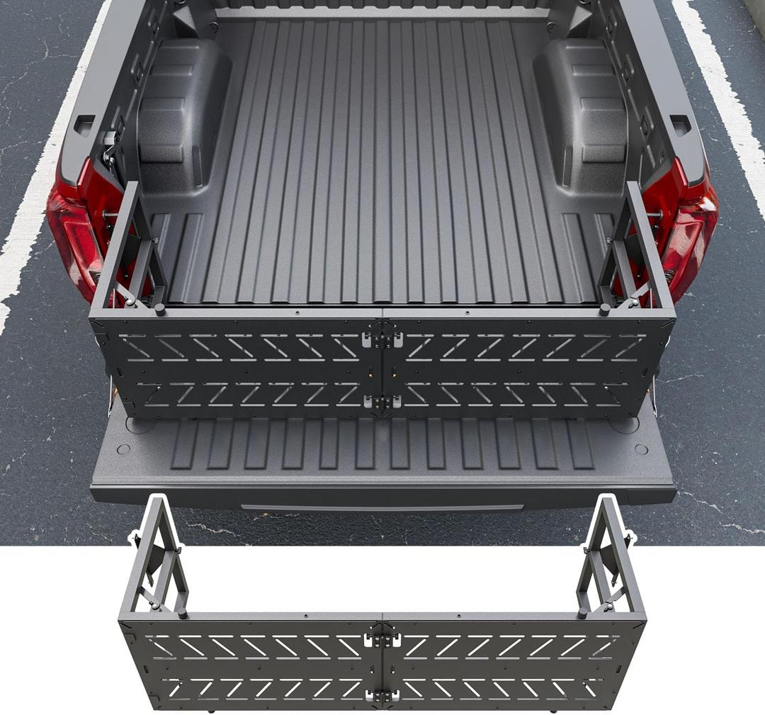 Truck Bed Extender Compatible with 2019-2026 Chevy Silverado GMC Sierra 1500 Tailgate Extender Bed Extension Replacement for 2019-2026 Chevy Silverado Accessories