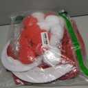 Santa Pants Snowball Fight Red and White Christmas Snowball Toss Activity Game with 20 Xmas Snow Balls Party Toss Game for Families Yard Indoor Outdoor (Large for Adults)