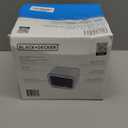 BLACK+DECKER Desktop Air Cooler, Personal Portable Fan with 3-Speeds, Evaporative Air Cooler with 0.5L Water Tank, Air Cooler Fan for Desk, Home, Office, Bedroom, and more, BDMC10, White/Gray