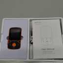 AGPTEK 64GB MP3 Player with Clip, Bluetooth 5.3 Lossless Sound with FM Radio, Voice Recorder for Sport Running, Supports up to 128GB TF Card, Orange