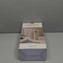 CAROTE 11 Pieces Knife Set with Block for kitchen, Stainless Steel Razor-Sharp Blade, Triple Riveted Ergonomic Handle, Wooden Magnetic Block, Essential Knife Block Set, Beige (White-WS)