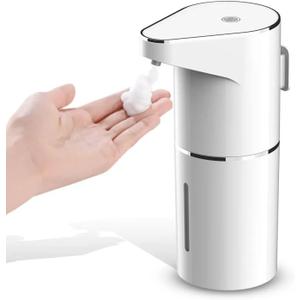 Automatic Foaming Soap Dispenser,3-Level Adjustable Foam, Wall Mount Dispenser,USB Rechargeable,11.8oz/ 350ml,Touchless Hand & Dish Dispenser for Bathroom, Kitchen,Hotel, Restaurant
