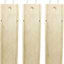 ARTAWEIN Premium DIY Wooden WineBox - Ideal for 750ml Storage & Shipping with Single Bottle Holder and Rope Carry Handle for Birthday Party, Housewarming, Wedding, Anniversary (3 pack)