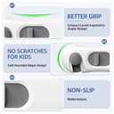 5-Pack Child Proof Refrigerator Lock with 3M Adhesive, Baby Child Safety Cabinet Locks, Kids Safety Fridge Locks for Oven Drawers Freezer Door Latches- White