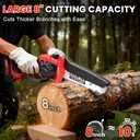 2-in-1 Cordless Pole Saw, 8 Inch Mini Chainsaw, 6.6-Ft Electric Pole Saws
21V 4.0Ah Battery Powered, Electric Tree Pruner for tree Trimming, Branch, Limb and Wood Cutting in Gardens and Orchards