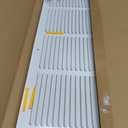30x12 Duct Opening | Steel Return Air Grille | Vent Cover Grill for Sidewall and Ceiling | HVAC Cold Air Intake Grille | White | Outer Dimensions: 31.75"W X 13.75", 30''Wx12''H [Duct Opening]