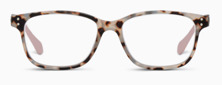 Nature Walk Peepers Glasses +2.00 Gray Tortoise/Pink