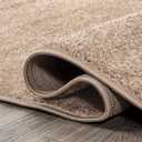 JONATHAN Y Haze Solid Low-Pile Beige Runner Rug 2x8, Coastal,Bohemian,Minimalist,Classic, Easy-Cleaning for Living Room,Bedroom,Kitchen,Pet Friendly,Non-Shedding (SEU100G-28)