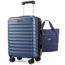 LIGHT FLIGHT Luggage Sets, 1 Piece Durable Suitcase Set with Spinner Wheels, 1 Pcs Hard Shell Lightweight Luggage with TSA Lock, Large Checked Travel Suitcases, 20/24/28 Inch, Royal Blue