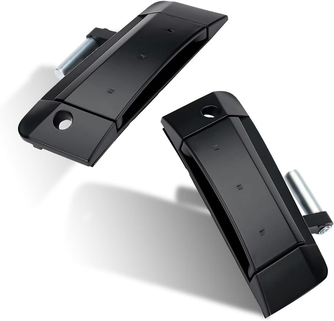 Exterior Door Handle Compatible with Nissan 350Z 2003-2009, Black Door Handle 80606-CD01E, 80606-CD00E, 80607-CD41E, 80607-CD40E, 80606-CD00B Left/Driver & Right/Passenger Side