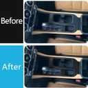 Car Accessories Fit for Nissan Sentra 2020 2021 2022 2023 2024 2025 Interior Gear Shift Panel Frame Cover Trim (Carbon Fiber) 1PC ABS