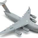 Enatuther Die-cast Airplane 1/200 US C-17 Transport Plane Model Fighter Jet Model Airplane for Collection or Gift