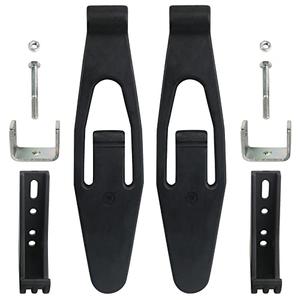 Hood Latch Strap with Catch Bracket Kit 2 Pack Compatible with Kenworth T300 T600 T800 W900, Peterbilt 357 367 377 378 379 388 389 1987-2011 Truck Hood Parts Replaces 23-13857 L56-0001 HLK1035