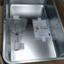 IKITCHEN Stainless Steel Cat Litter Box, Large Metal Litter Box for Cats, Never Absorbs Odors,Stain Free, Rustproof, Non Stick Smooth Surface, Anti-Slip Rubber Bottom, 19.5" L x 13.5" W x 6" H