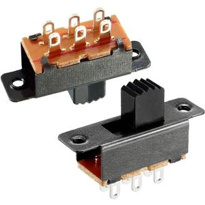 uxcell 20Pcs 5mm Vertical Slide Switch DPDT 6 Terminals PCB Panel Latching