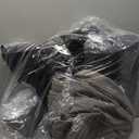 Patio Chair Cushions, 19" x 19" x 3" Outdoor Chair Cushions Set of 4, Waterproof Outdoor Cushions for Patio Furniture, Outdoors Seat Cushions Set of 4 with Handle and Ties, Light Grey