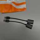 USB C to Micro USB Cable, 90 Degree USB Type C (USB-C) Male to Micro USB Female Adapter Converter Charging Cable(2.0 version data with power supply) (90 Degree TypeC M to Micro F)2PCS (V8F-CMST, 25CM)