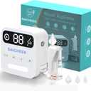 Electric Nasal Aspirator with Storage Box, 70Kpa Electric Nose Suction Nose Sucker for Baby,3 Silicone Tips,9 Suction Levels,Light Function,Anti-Reflux Design,BC-026