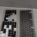 SDYZ x XVX Doubleshot PBT Keycaps 60 75 100 Percent - Shine Through Keycaps, for Mechanical Keyboards, Full 137 Key Set, OEM Profile, Backlit - Black