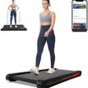 Sperax Walking Treadmill Pad with APP, 3 in 1 Under Desk Treadmill, 400W Low Noise Walking Vibration Pad with Remote Control,Portable Treadmills for Home Office