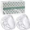 Breast Pump Accessories 8oz Milk Collection Cup, Compatible with Spectra S1/S2/S9, Not Original Spectra Part, Replacement 24mm Flange Milk Collector Cup Tubing Parts, 2 Pack