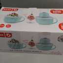 DASH My Mug Ice Cream Maker Machine (Aqua): Multi-Purpose Soft Serve Ice Cream Machine with (2) Bowls for Homemade Gelato, Sorbet, Frozen Yogurt, Built-In Ingredient Chute, Easy to Clean and Store