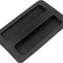 Silicone Toaster Top Cover, 1PCS Toaster Cover Black Bread Maker Dust Machine Covers Protector Lid Sandwich Machine Part Accessories