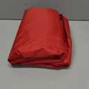 10x10 Canopy Replacement Top with Air Vent Silver Coated for Straight Leg Canopy Frame, (Red)