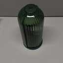 Dustproof Toothbrush Holders with Cover, Rotating Electric Toothbrush and Toothpaste Holder for Bathroom Countertop, 3 Slots Makeup Brushes Organizer, All Green